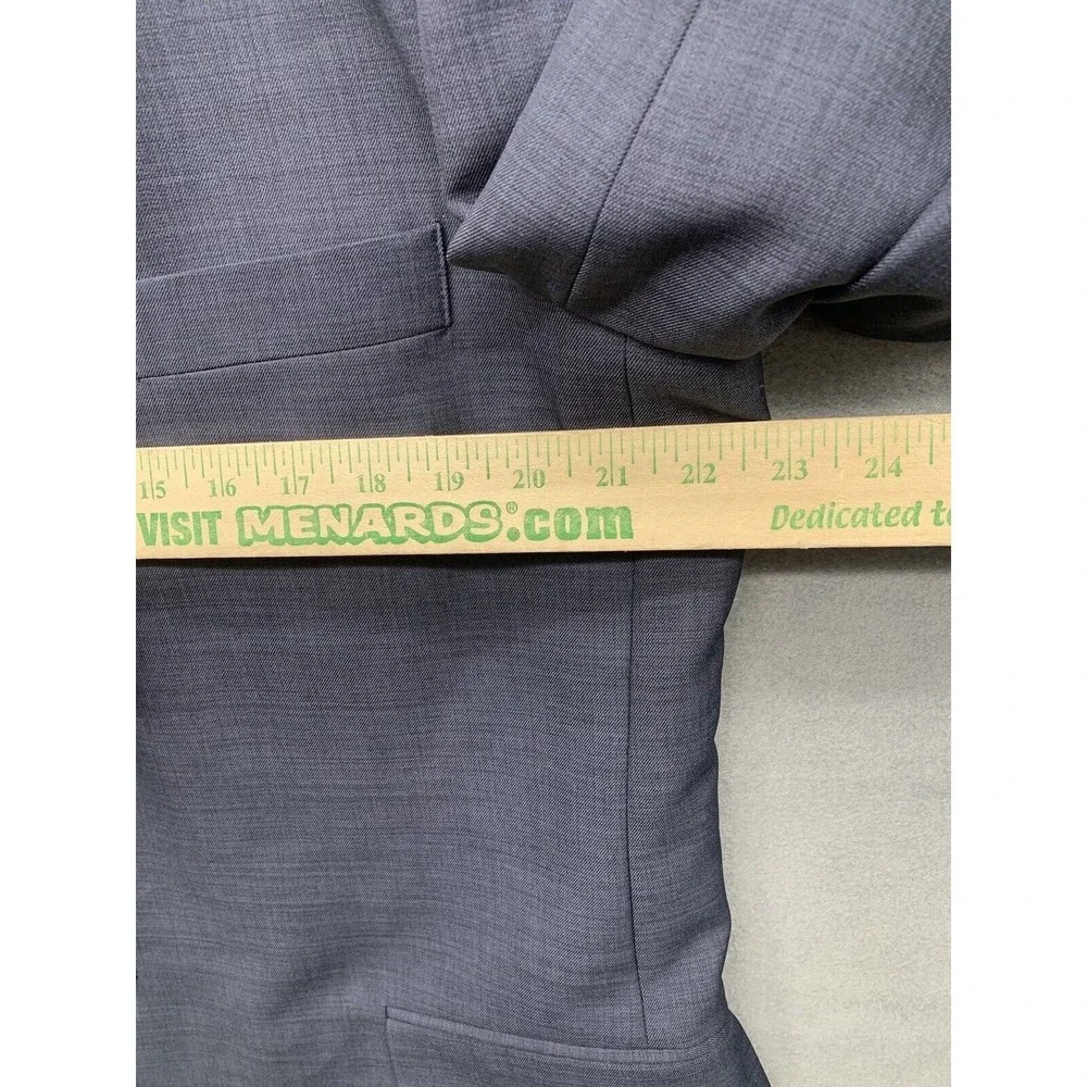 Alberto Celini Blazer 44L Men Single Breasted Gray Modern Contemporary Church
